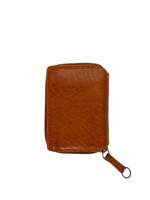 PAULINE mini Wallet, cognac